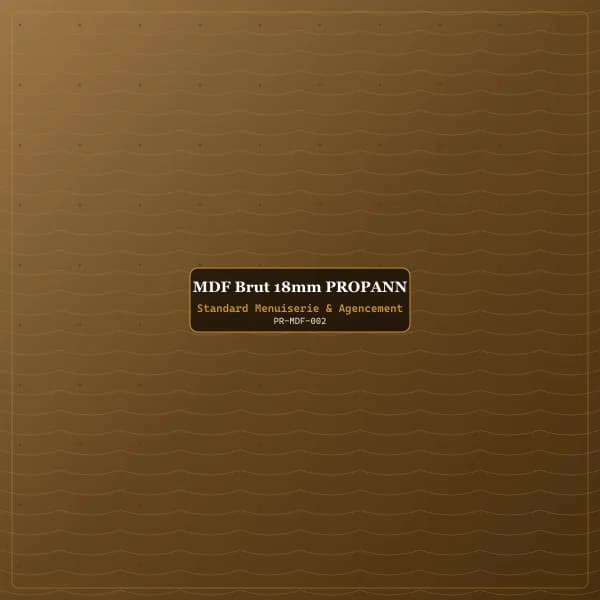 MDF Brut 18mm PROPANN