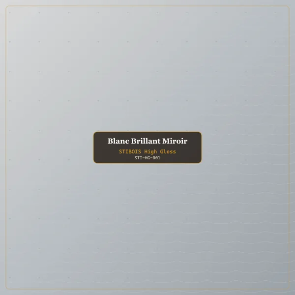 Blanc Brillant Miroir
