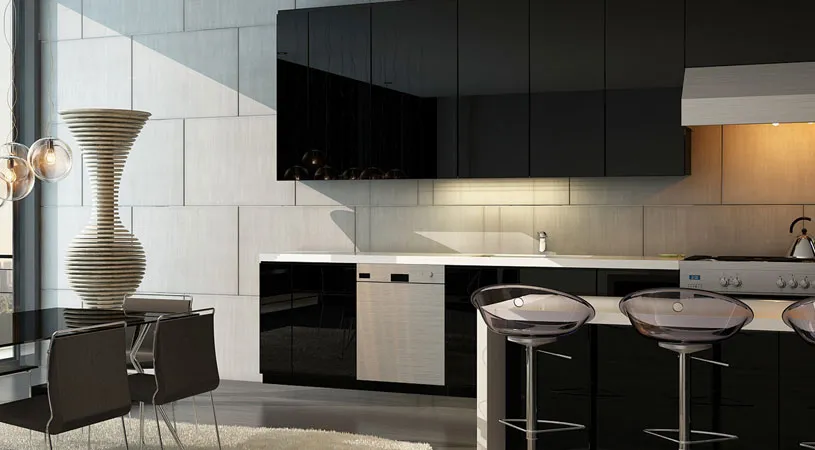 Panneau décoratif Venni Noir référence VHG02